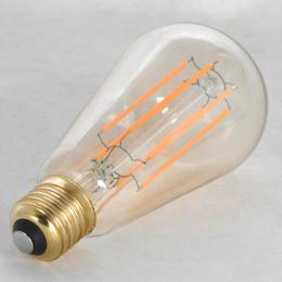 Лампа светодиодная Е27 6W 2700K янтарная GF-L-764  - 2 купить